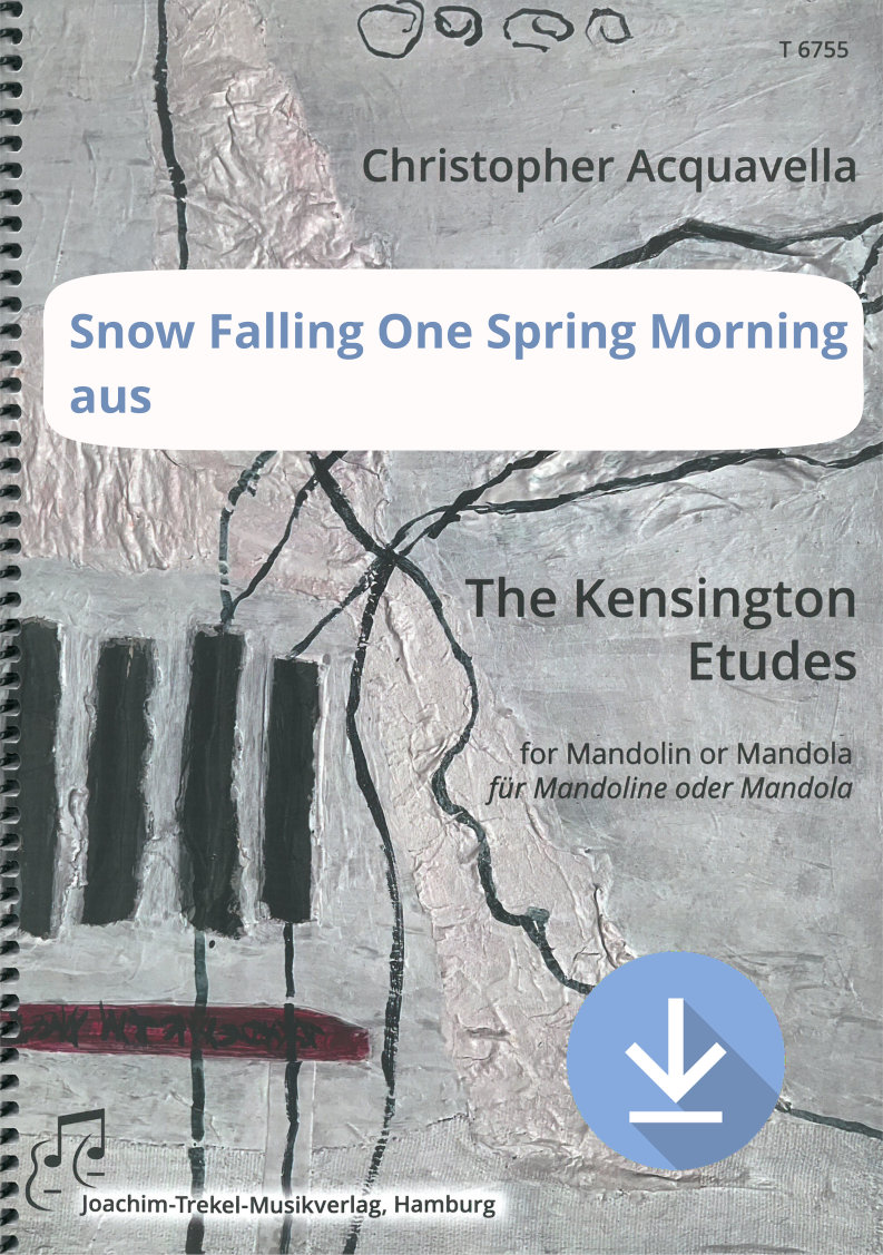 Snow Falling One Spring Morning