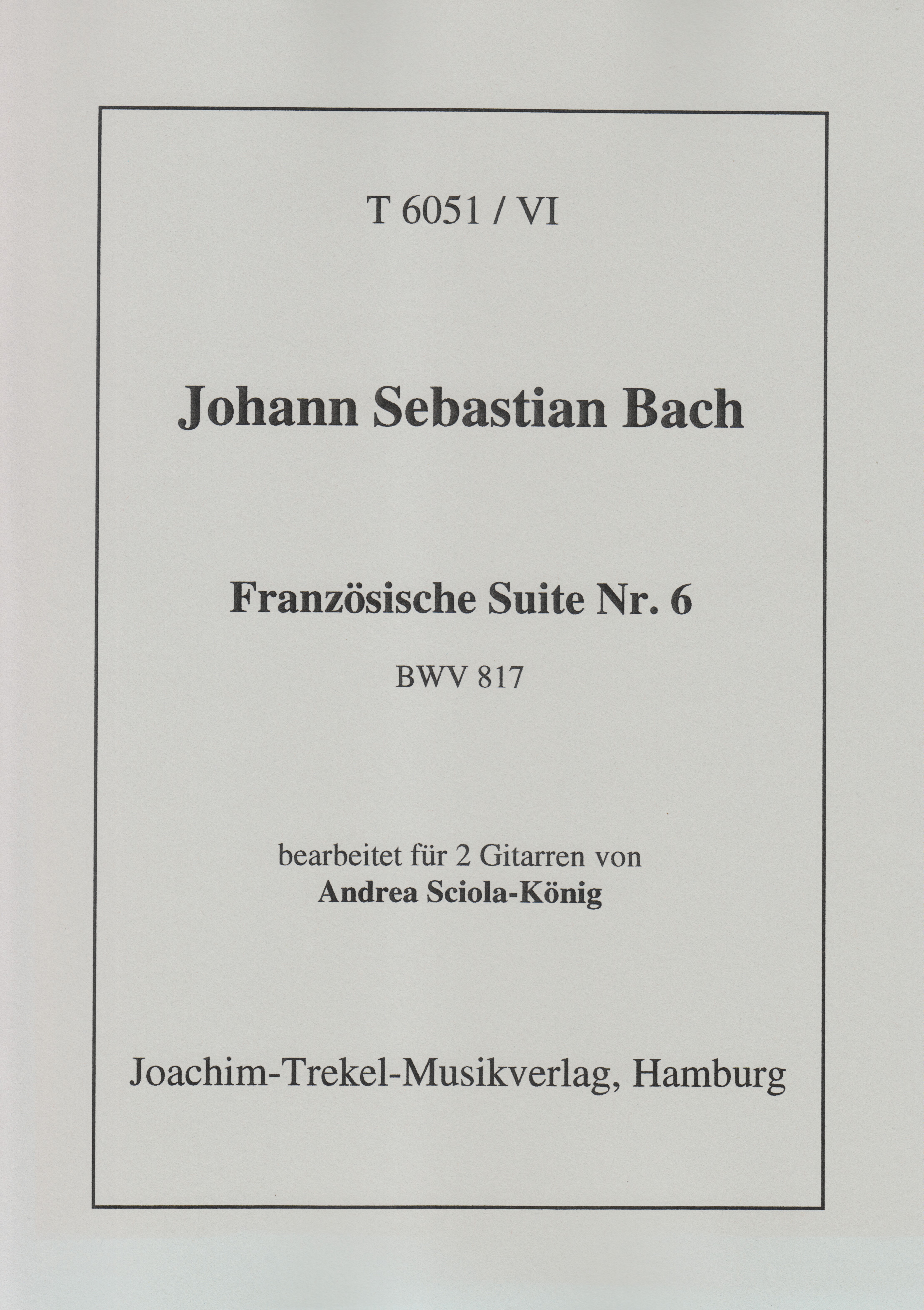 Logo:Französische Suite Nr. 6 BWV 817