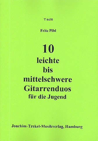 Logo:10 leichte bis mittelschwere Gitarrenduos für die Jugend